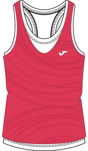 SHIRT WITHOUT SLEEVE RITMO RED WHITE