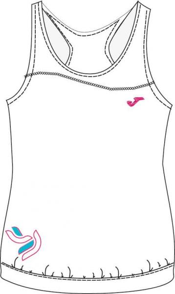 SHIRT WITHOUT SLEEVE RITMO WHITE