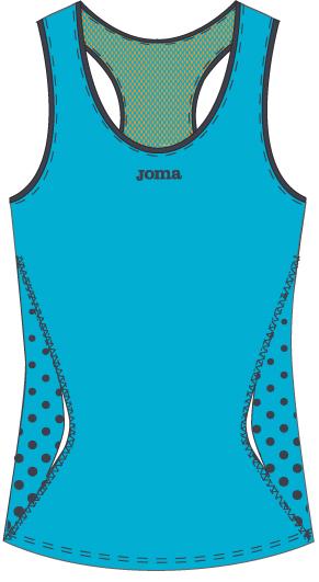 RUNNING ROYAL BLUE WOMAN SHIRT 