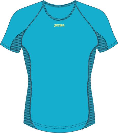 RUNNING WOMAN S/S ROYAL T-SHIRT 