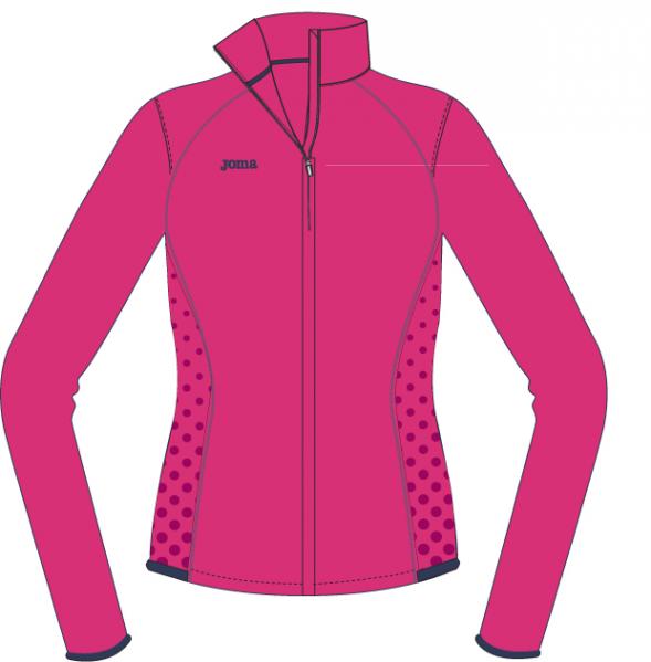 RUNNING WOMAN FUCHSIA RAINJACKET
