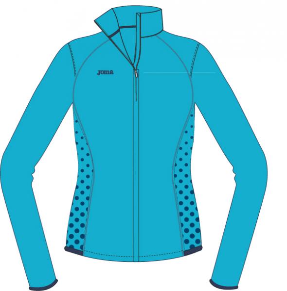 RUNNING WOMAN TURQUIOSE RAINJACKET