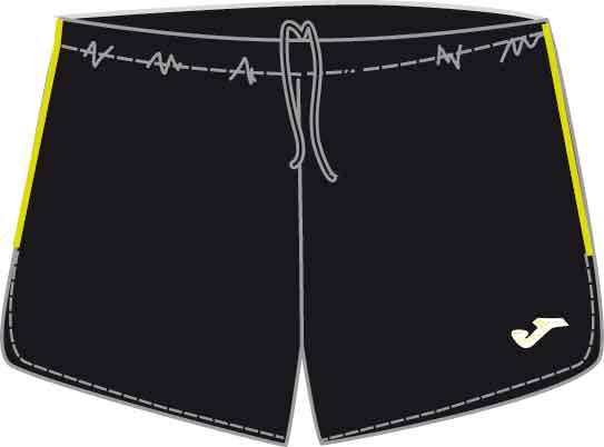 SHORT RITMO BLACK LIME
