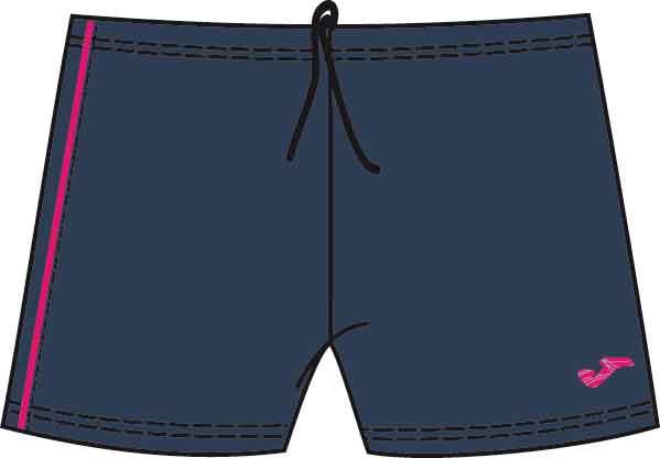 SHORT LYCRA RITMO NAVY FUCHSIA