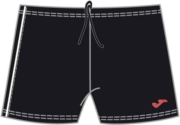 SHORT LYCRA RITMO BLACK RED