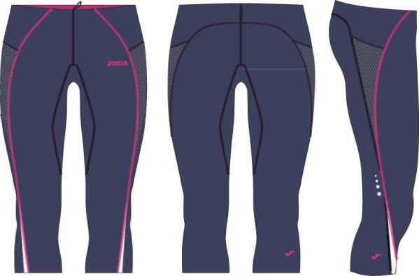 RUNNING NAVY ELASTIC PIRATE PANTS