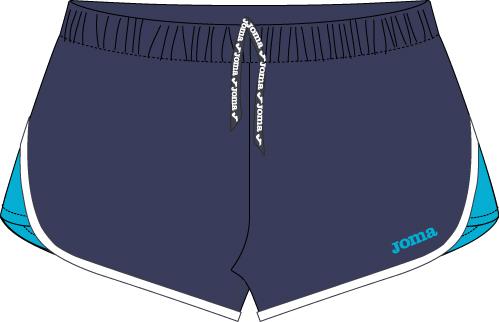 RUNNING WOMAN NAVY-BLUE SHORT  