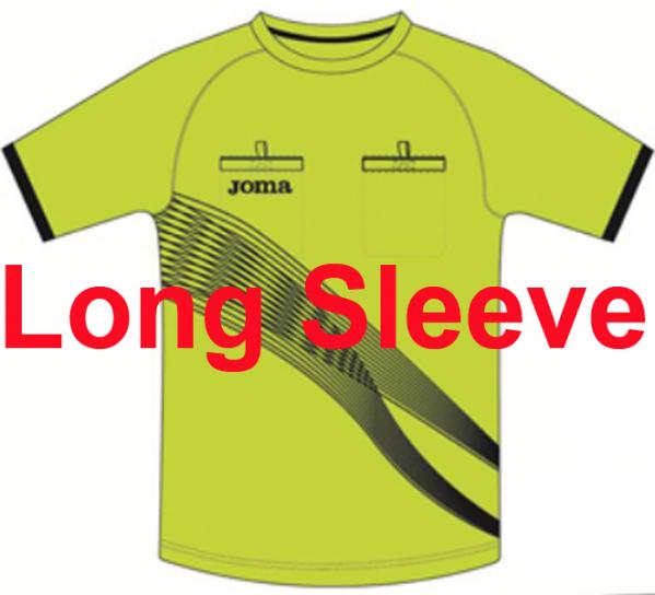 FLUOR GREEN REFEREE L/S T-SHIRT