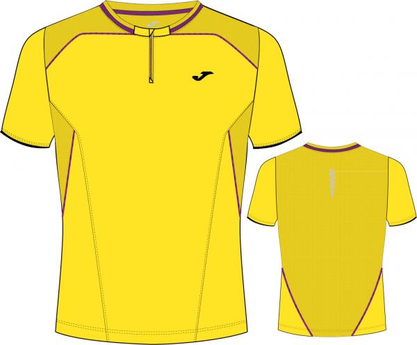 TRAIL MAN S/S YELLOW-PURPLE T-SHIRT