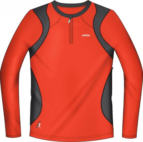 TRAIL MAN RED L/S TSHIRT