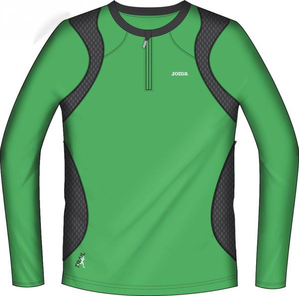TRAIL MAN GREEN L/S TSHIRT