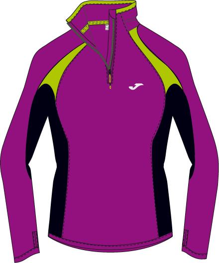 TRAIL WOMAN PURPLE FLEECE SWEATSHIRT