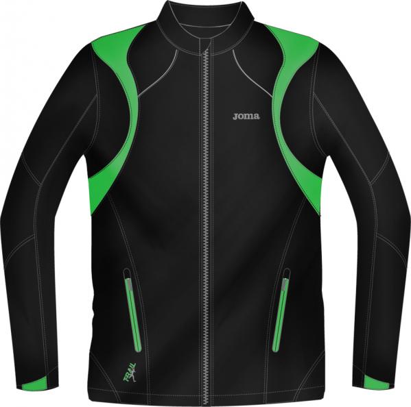 TRAIL MAN BLACK/GREEN RAINCOAT