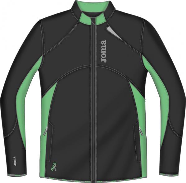 TRAIL MAN BLACK/GREEN  WINDBREAKER