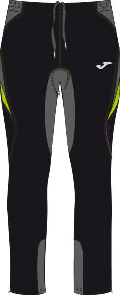 TRAIL MAN  BLACK ELASTIC PANT LONG