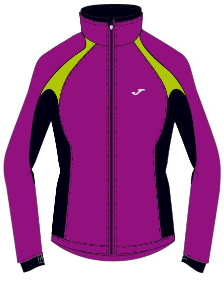 TRAIL WOMAN  POLY.DULL PURPLE RAINJACKET