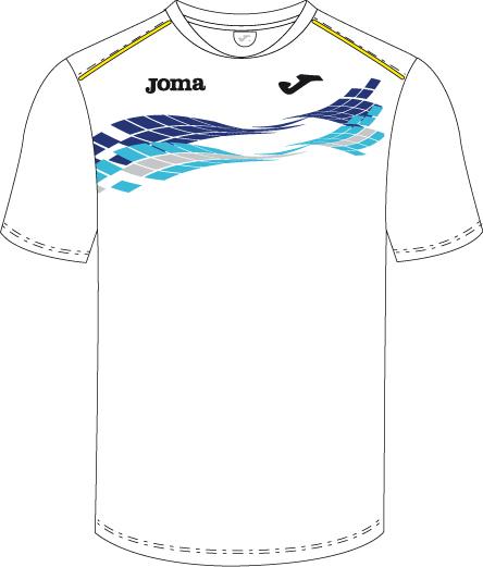 TENNIS S/S  WHITE-BLUE SKY T-SHIRT 