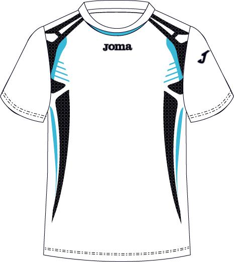 TENNIS  WHITE-BLACK T-SHIRT