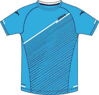 TENNIS MAN FLUOR BLUE S/S T-SHIRT
