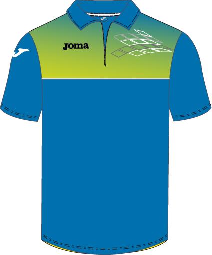 TENNIS S/S BLUE POLO 