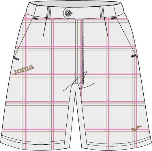 SHORT MASTER 1000 GREY PINK