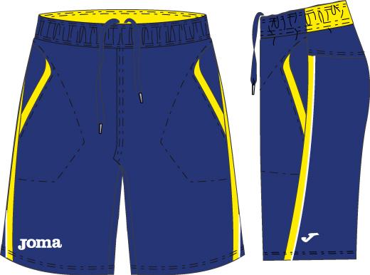 TENNIS BLUE  SHORT WITH POCKETS