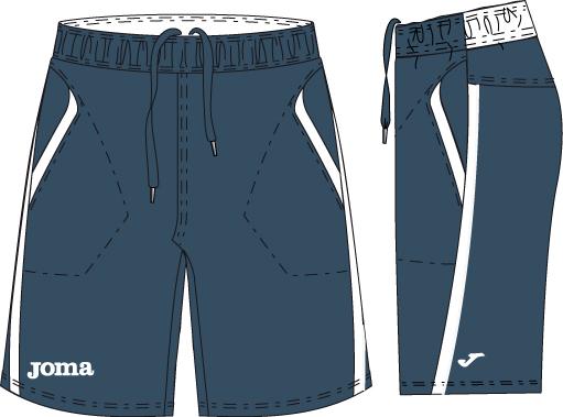 TENNIS NAVY SHORT WITH POCKETS