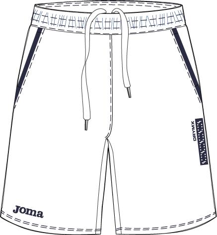TENNIS MAN WHITE SHORT