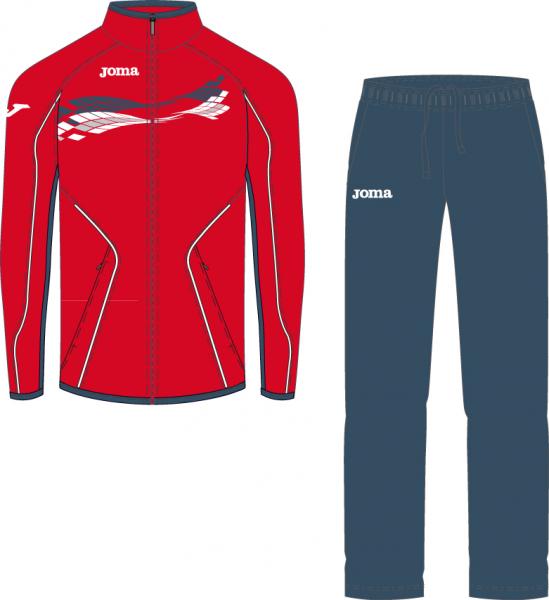 RUNNING RED-NAVY TRACKSUIT 