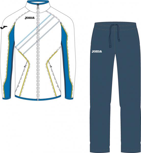 TENNIS WHITE-NAVY TRACKSUIT 