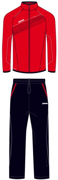 TENNIS RED-BLACK TRACKSUIT