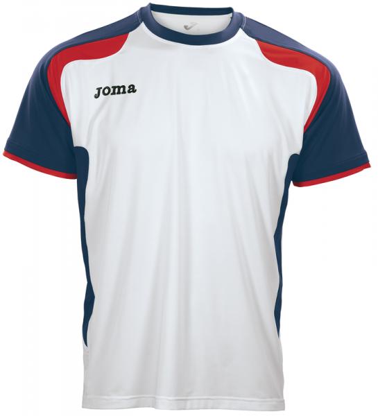 OPEN S/S MAN SHIRT WHITE-NAVY-RED