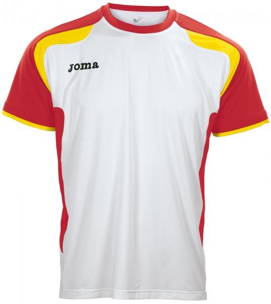 OPEN S/S MAN SHIRT WHITE-RED-YELLOW