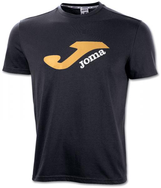 LOGO POLY-COTTON BLACK S/S T-SHIRT