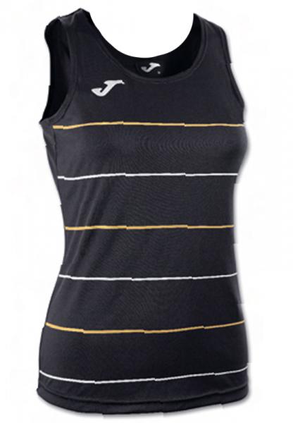 T-SHIRT SLEEVELESS WOMAN CAMPUS BLACK
