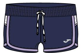 TENNIS WOMAN NAVY SHORT  