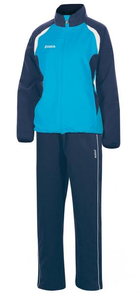 OPEN MICRO. WOMAN TRACKSUIT NAVY-SKY BLUE