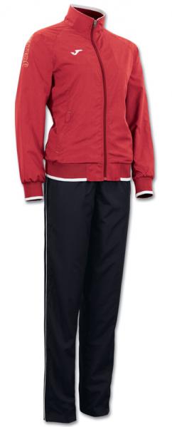 TRACKSUIT CAMPUS WOMAN POLY. RED-BLACK