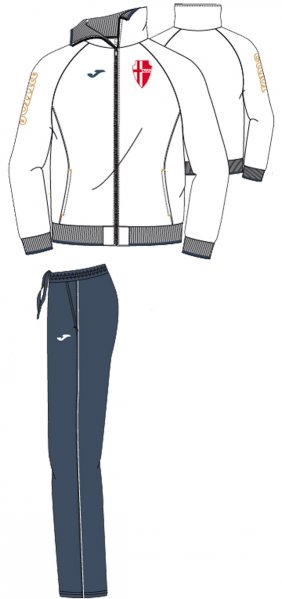 PADOVA CAMPUS MICRO. NAVY-WHITE TRACKSUIT