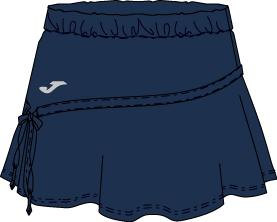 TENNIS NAVY SKIRT PANTS 