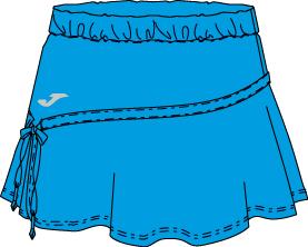 TENNIS ROYAL BLUE SKIRT PANTS 