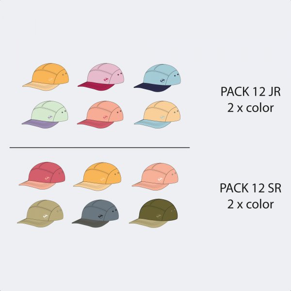 SANTA MÓNICA II CAPS MULTIPACK MULTICOLOR