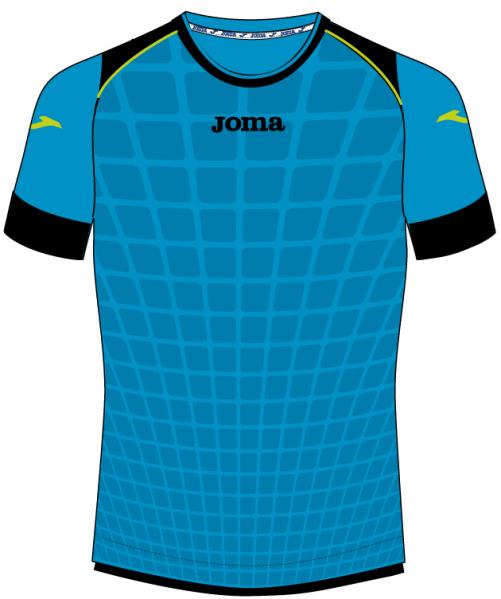 MAN T-SHIRT S/S TURQUOISE-BLACK