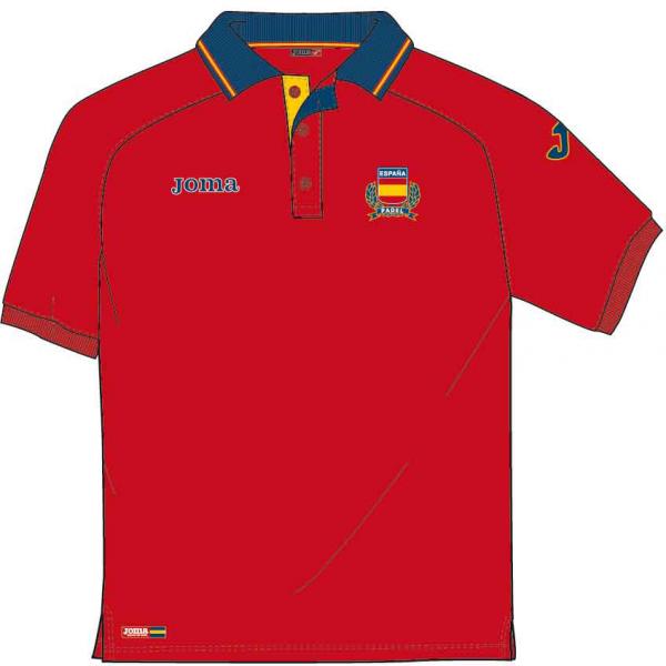 POLO SHIRT S/S PLAY PADEL RED