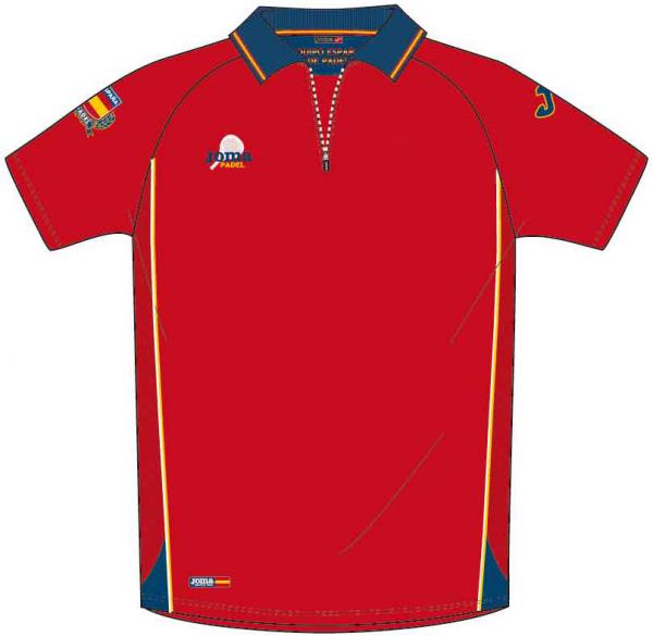 POLO SHIRT S/S PLAY PADEL RED