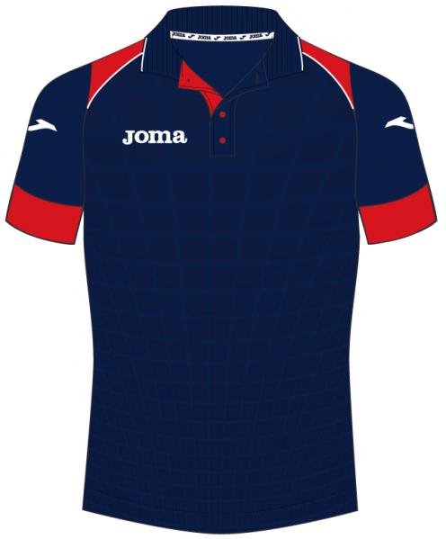 POLO PADEL MAN NAVY-RED