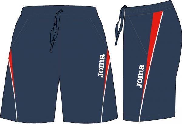 SHORT PADEL MAN NAVY-RED