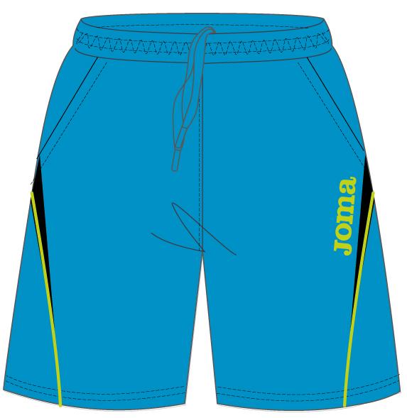 SHORT TENIS MAN ROYAL-BLACK