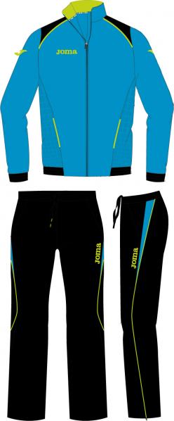 SET TENIS MAN TURQUOISE-BLACK