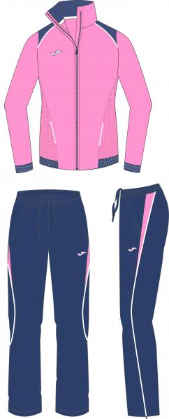 WOMAN SET PADEL FLUOR-NAVY
